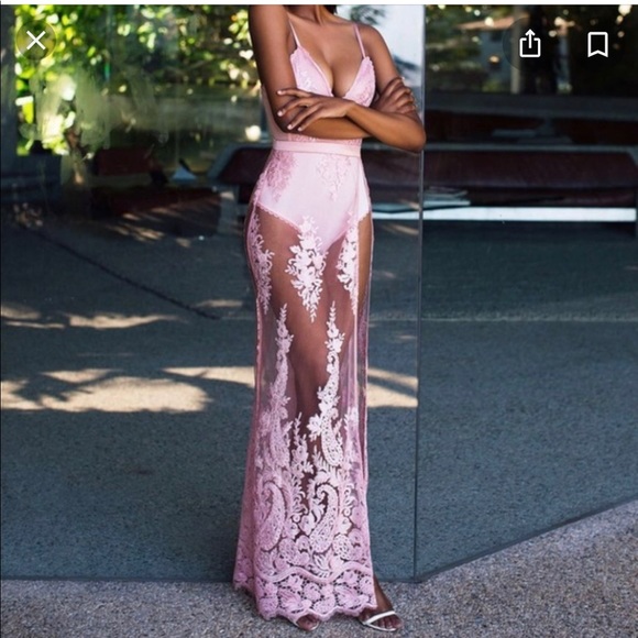 House of CB Lucia Lace Dress - Picture 5 of 8